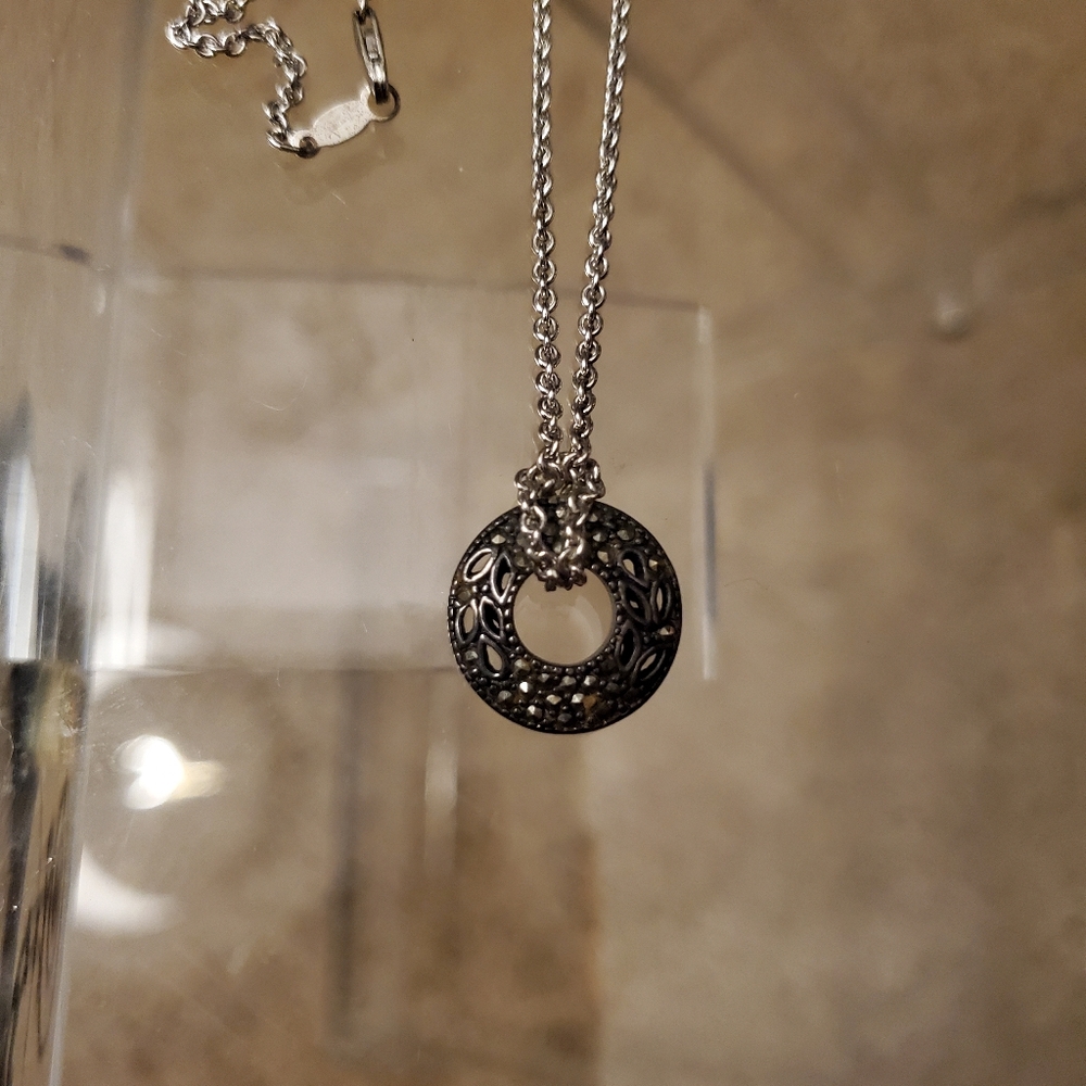 Judith Jack sterling with hematite marcasite